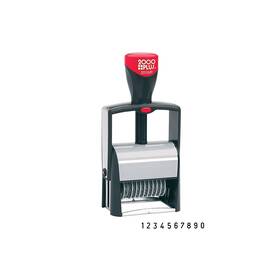 2000 Plus 011236 Classic Line 2010/p Numbering Machine Inch 10-band-inch Black Ink