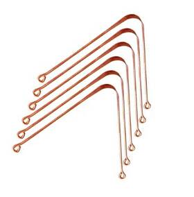 2activelife Ahc-ctc-6 Tongue Scraper For Adults Set Of 6 Premium Copper Metal Tong