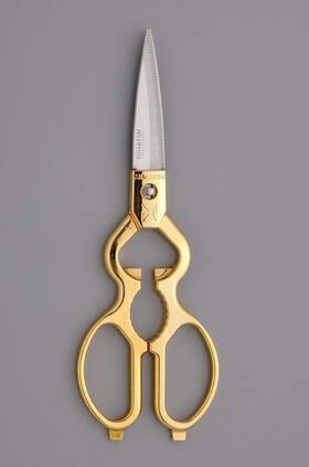 金 鹿 工 具 製 作 所 5890ao Kitchen Scissors Mitatsu Ki-205sc 084037 Normal