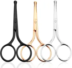 Z3xmpneg 593294 1 Small Scissors 3 Pcs Eyebrow Professional Grooming Nose Hair