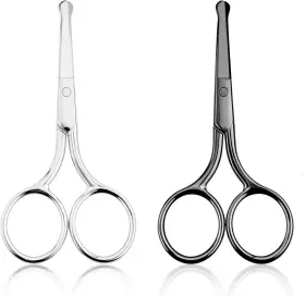 608462 1 Ufhepmdd 2pcs Nose Hair Scissors Safety Eyebrow Trimmers For Men Wome
