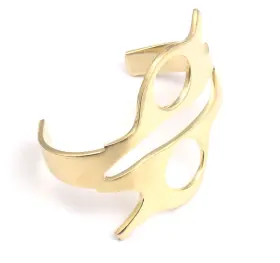 726084755253 Professional Barber Hairdressers Hair Scissors New Bracelet Gold Plated Hairstyl