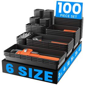 A-lugei Fba-yz014bla100-6size A-lugei Fits 100 Tools 100-piece 6-size Tool Or