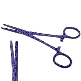 A2z-167pawsfull-pr A2z Scilab Dog Cat Pet Ear/nose Hair Puller Grooming Hemostat Locking Forceps Straight