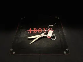24010575 Above Shears Ergo D Hair Cutting/sliding 5.75 Inch C-10 575d. Brand New