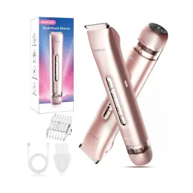 Tmq-4 Aedicce Bikini Trimmer For Women 2 In 1 Dual Head Womens Electric Shaver ... Fast Ship