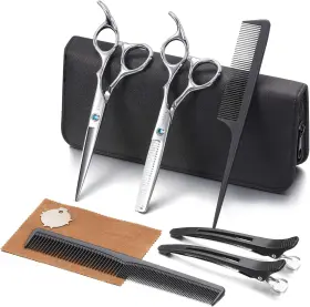 Afus210001 Aethland Hair Cutting Scissors Kit Professional Barber Hairdressing Se