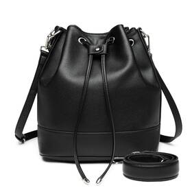 Afkomst 4345541601 Leather Bucket Bags And Drawstring Crossbody Purse For Women Medium T