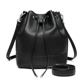 4345541601 Afkomst Leather Bucket Bags And Drawstring Crossbody Purse For Women Medium T