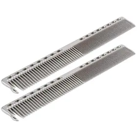 Agatige3d4qbm0ary-12 Agatige 2pcs Stainless Steel Hair Cutting Comb Professional Barber For Sty