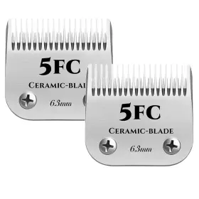 5fc-03 Aijaly Pet-blade#5fc-03 2pcs 5fc Blades Detachable Dog Grooming Ceramic Compa... Fast Ship