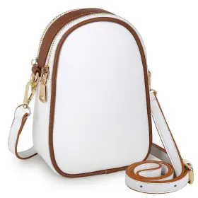 Aijcor 753226737600 Small Crossbody Bags For Women Soft Leather With Multi Pocket Purse Woma