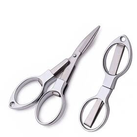 Allpdesky Mm-zw-0025 2 Pieces Stainless Steel Scissors Anti-rust Folding Glasses-shaped M