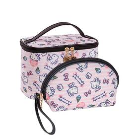 Ambealla Atm0002 Cosmetic Bag Large Makeup Bags Pink Travel Case With Brush Ho