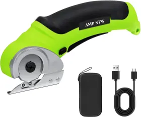 Jd021 Amp Stw Cordless Electric Fabric Scissors Power Rotary Cutter Cardboard Box Heavy Du