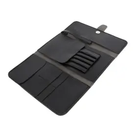 1395489gsnj Angoily Shear Holder 2pcs Roll Up Hairdressing Scissors Barber Bag Tool Pouc