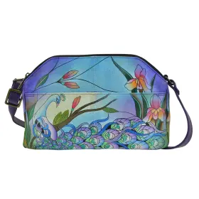 Anna By Anuschka 841236106544 Womens Genuine Leather Medium Multi-compartment Crossbody