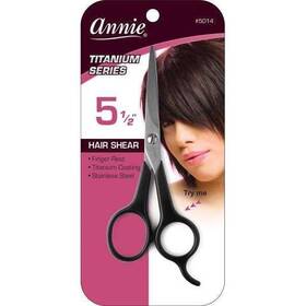 Annie 705372050140 Professional Stainless Hair Shears 5.5 Inch Titanium Coat#5014 Ea