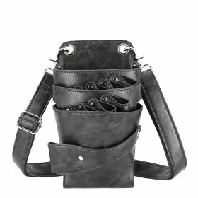 Aolaso 645312805815 Hairdresser Scissor Bag Soft Pu Leather Salon Barber Hairdressing Pou
