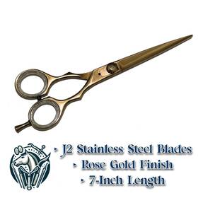Arain Industries J2rg 7ftft J2 Razor Scissors Rose Gold Professional Hair Cutting And Styling Shears