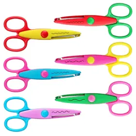 Asdirne 194109821205 Craft Scissors Decorative Edge Abs Resin Scrapbook With 6 Pattern
