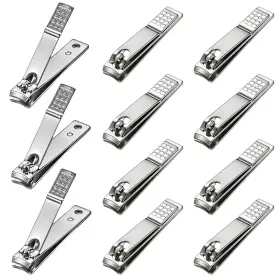 20-zjd-silver-zhi Averzella 20 Pcs Stainless Steel Nail Clippers Toenail Bulk For Men Women Nai