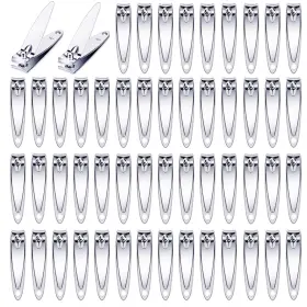 Pt-l6wp-5chm Averzella 60-pack Nail Clippers Bulk Small Toe Fingernail Cutt