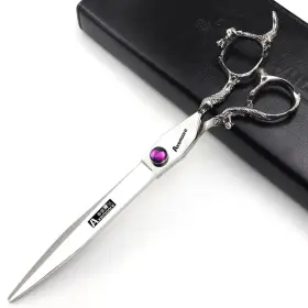 Axemoore 661021030270 6/7/7.5/8/9 Inch Scissors Silver Professional Hairdresser Hair Cut And Trim D