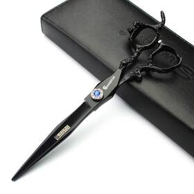 Axemoore 750958247100 7 Inch Salon Personalized Scissors 19 Cm Cool Black Hair Styling S