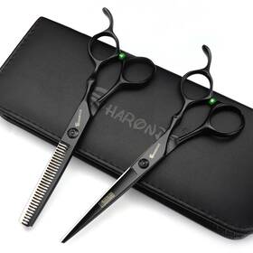 Axemoore Fê Te Professional Hair-dressing Scissors And Hair Thinning Scissor Shears Set - Bl