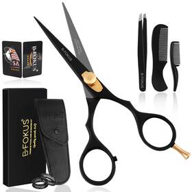 B-fokus Bf001 Bfokus Hair And Beard Trimming Scissors Kit 5.5 Inch High Carbon Stainless Steel