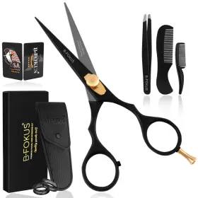 Bf001 B-fokus Bfokus Hair And Beard Trimming Scissors Kit 5.5 Inch High Carbon Stainless Steel