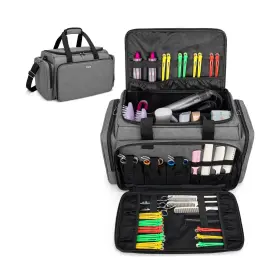 Bs00802 Bafaso Large Capacity Hairdresser Bag With Adjustable Dividers Travel Barber