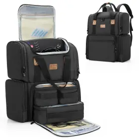 Bs03601 Bafaso W Tattoo Backpack With 3 Inner Removable Pouches Case Holds Tatt