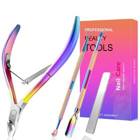 Baisibang 726962703130 Cuticle Trimmer With Pusher And Cutter Remover Nippers Profes