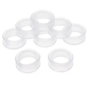 02g15936synwet6zlq Balacoo 8 Pcs Soft Silicone Scissors Finger Rings- Comfortable Thumb Inserts