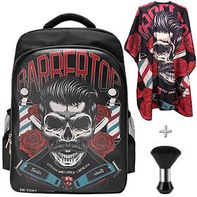 Barberplan Barberplan969675 Barber Supplies Clippers Backpack For Hairdresser With Cape And