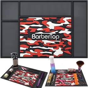Bp-nl-02 Barbertop Barber Slip Mat Organizing Salon Haircutting Shaving Tools R