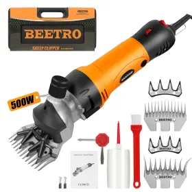 Be0068b Beetro 500w Electric Professional Sheep Shears Animal Grooming Clippers For
