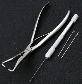 13662 Best Deals 2 In1 Professional Hair Extension Tools Pulling Needles Micro Beads -