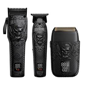 Bestbomg 870c Professional Cordless Mens Hair Clippers And Beard Trimmer Electri