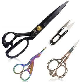 Bihrtc Bihrtc-1593-1029-1120-1628 Professional 9 Inch Dressmaking Tailor Scissors Small Embroidery Sciss