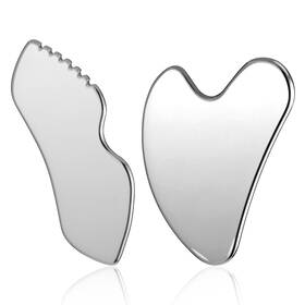 Bohuiz 697729 1 Uvxttyvi 2 Pcs Stainless Steel Gua Sha Facial Tools Metal Detail Stone Durabl