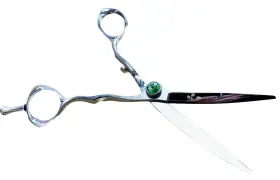 B-ff6 Bonika Firefly 6 Inch Silver Styling Scissors/shears 440c Stainless Steel