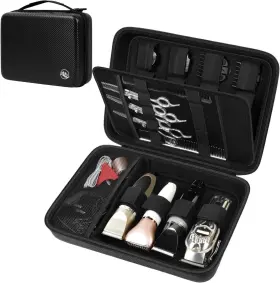 Nom-001 Boobowl Hard Travel Case For Hair Clippers Cutting Barber Supplies Orga