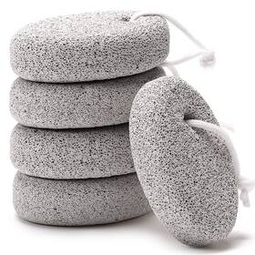 Borogo We-9b2 Natural Foot Pumice Stone For Feet 5-pack Lava Pedicure Tools Hard Sk