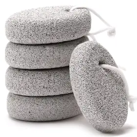We-9b2 Borogo Natural Foot Pumice Stone For Feet 5-pack Lava Pedicure Tools Hard Sk