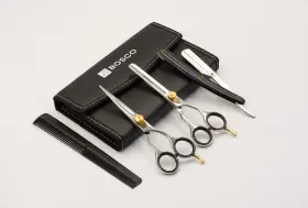 83855 Bosco Top-ranked Hair Cutting Kits Professional Barber Scissors And Razors From