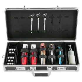 Bounceycart 756804683597 Professional Barber Case Beauty Salon Box With Secure Numlock Hair S