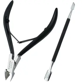 Boxgrove Beauty 861593181530 Professional Cuticle Cutter And Pusher Trimmer Manicure Tools With Double Spr Inch